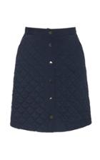 Lake Studio Quilted Cupro Mini Skirt