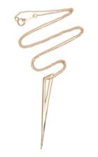Two Of Most Spike Charm 14k Gold Necklace