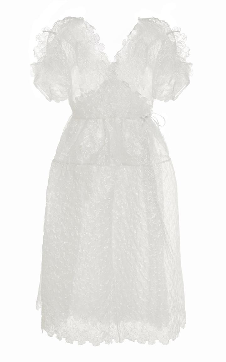 Moda Operandi Cecilie Bahnsen Klara Ruffle Dress Size: Xs/s