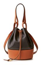 Loewe Small Balloon Two-tone Leather Shoulder Bag