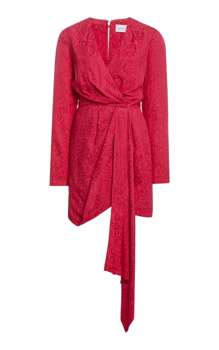 Moda Operandi Significant Other Axel Draped Brocade Dress