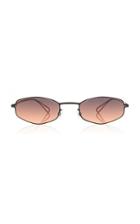 Mykita Round-frame Gunmetal-tone Sunglasses