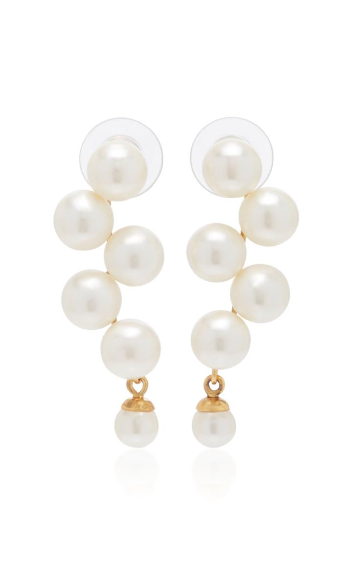 Jennifer Behr Marcella Faux Pearl Earrings