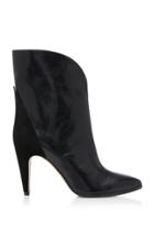 Givenchy Suede-paneled Leather Ankle Boots