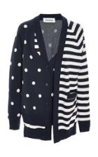 Monse Dot And Stripe Double Cardigan