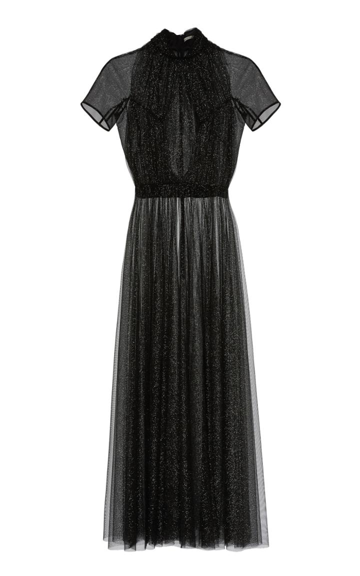 Emilia Wickstead Gabriel Metallic Tulle Dress