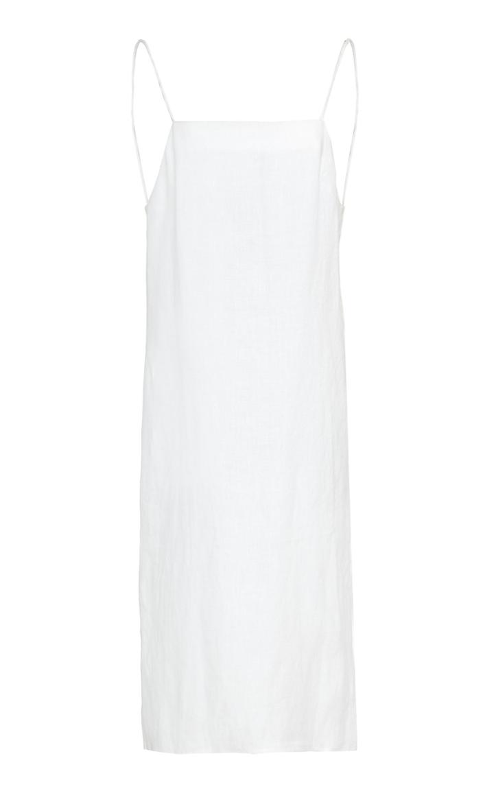 Matin Square Neck Linen Dress