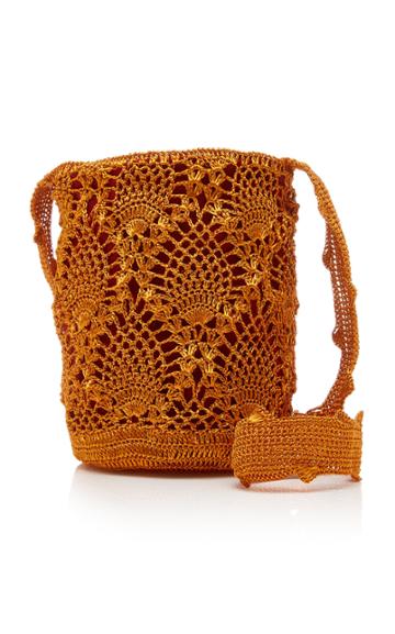 Verdi Mochila Crocheted Bucket Bag