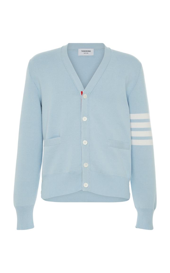 Thom Browne Four-band Cotton Cardigan