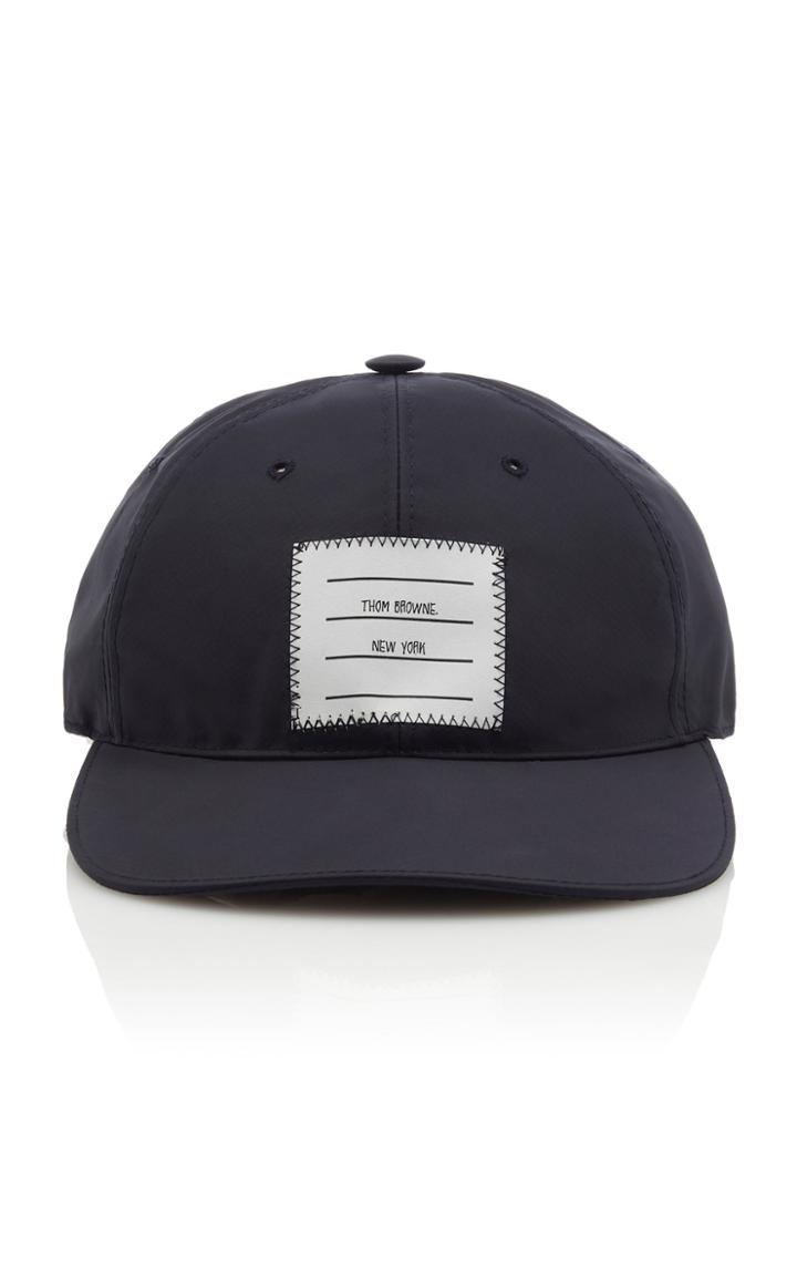 Moda Operandi Thom Browne Logo-patch Shell Baseball Cap