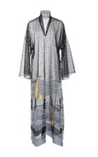 Sandra Mansour Moon And Water Embroidered Caftan