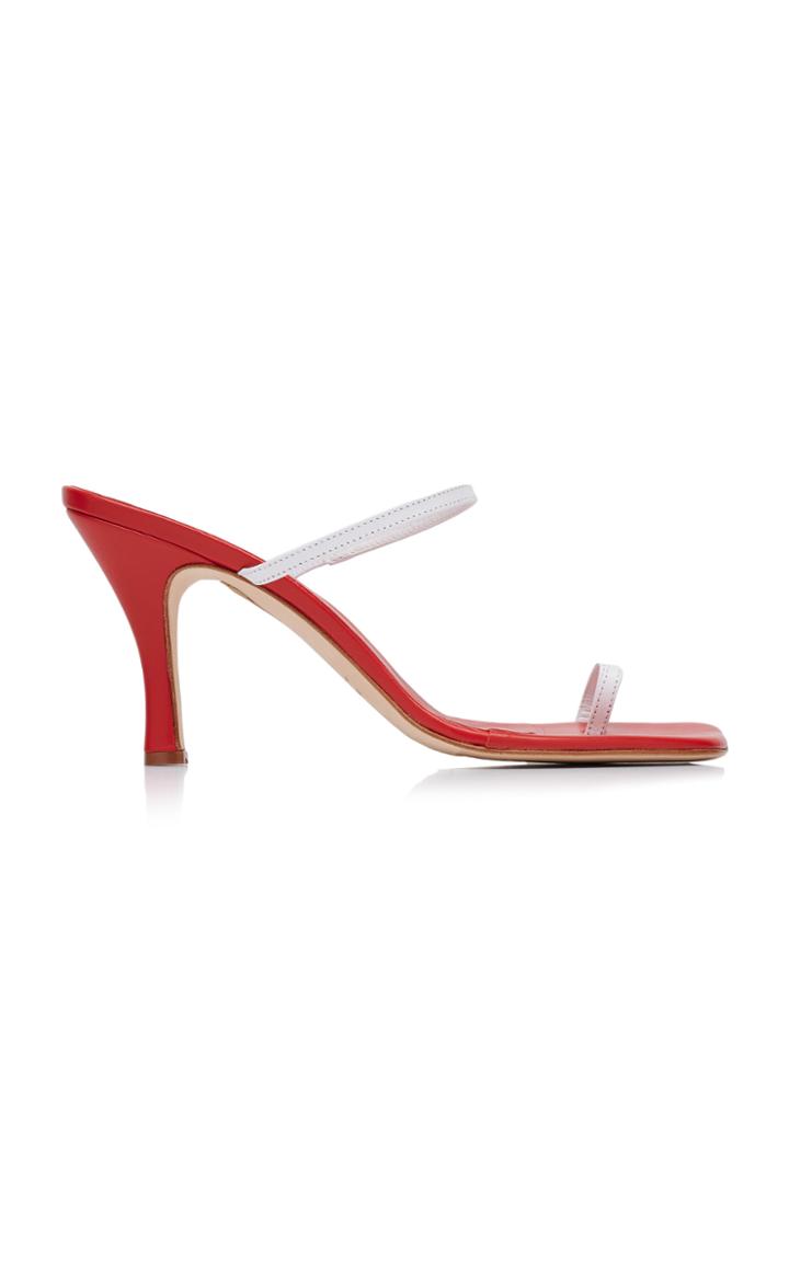 Christopher Esber Fuyao Mismatched Leather Sandals