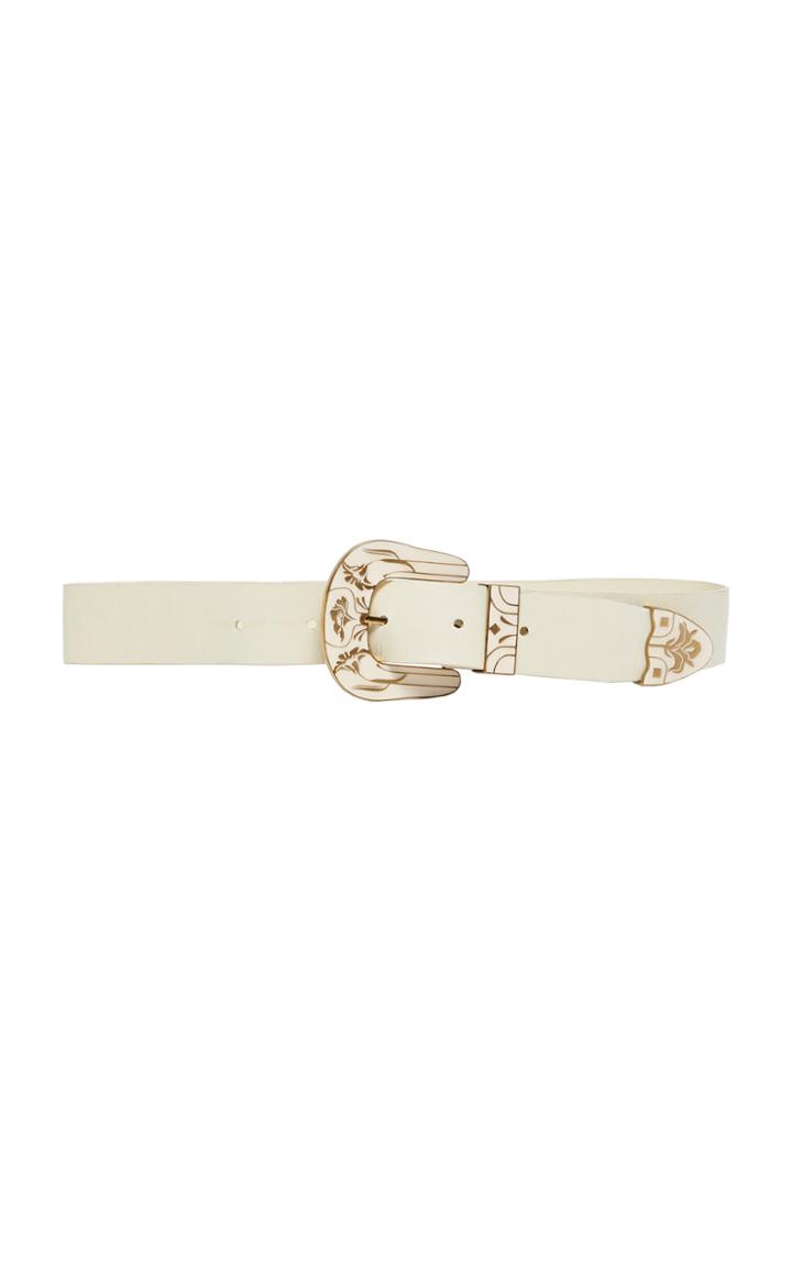 Johanna Ortiz Wandering Enamel-buckle Leather Belt