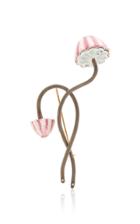 Moda Operandi Luz Camino Small Rose Mushroom Brooch