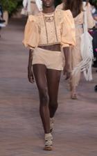 Moda Operandi Alberta Ferretti Suede Lace-up Micromini Shorts