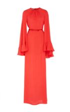 Giambattista Valli Flared Sleeve Maxi Dress