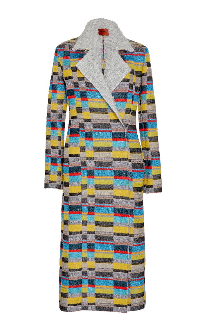 Missoni Double Breasted Lam Coat