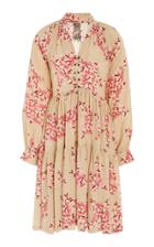 Roopa Fuli Rose Spring Mini Dress