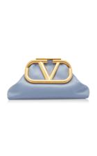Valentino Supervee Small Leather Clutch