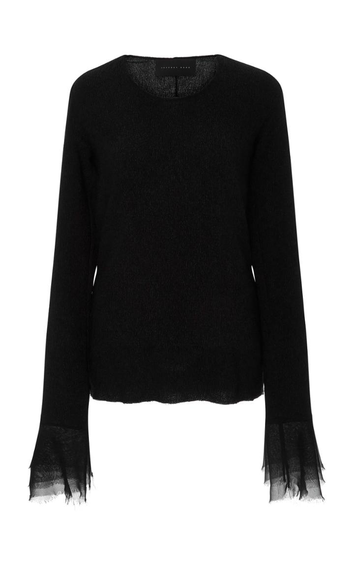 Jeffrey Dodd Chiffon Cuff Top