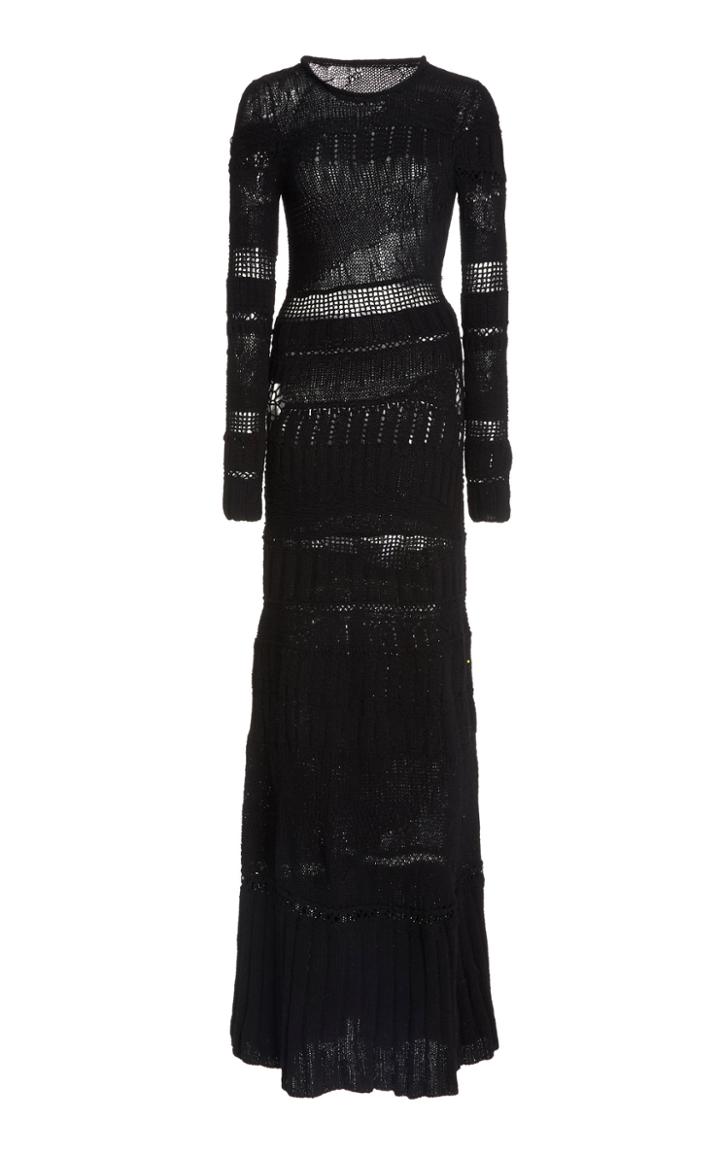 Moda Operandi Gabriela Hearst Sabina Mixed-knit Cashmere Sweater Dress