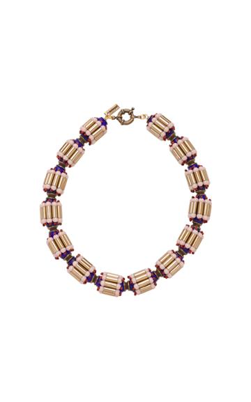 Montageart Multi Material Beaded Necklace