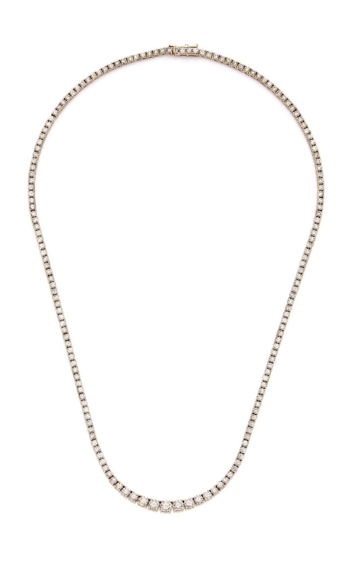 Moda Operandi Maria Jose Jewelry White Gold And Diamond Necklace