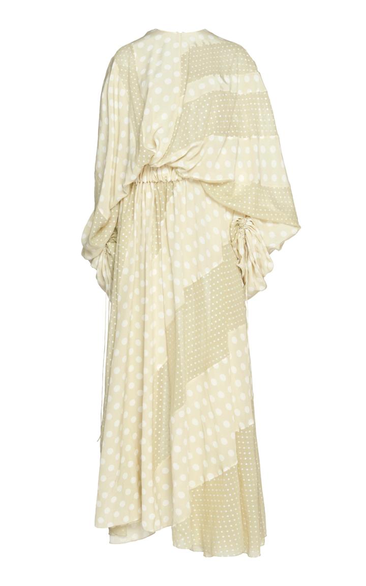 Cyclas Mixed Pattern Silk Dress