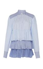 Rahul Mishra Glitch Tiered Ruffle Shirt