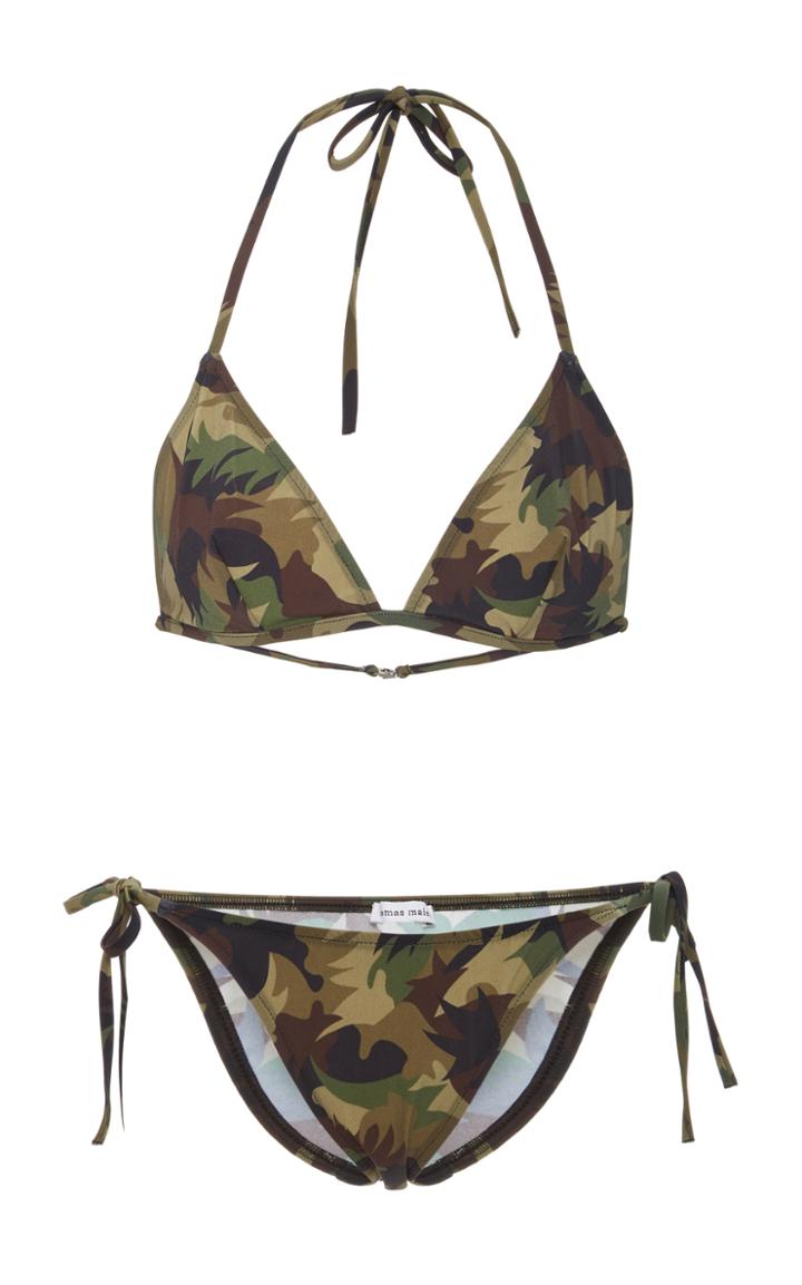 Tomas Maier Camo String Bikini