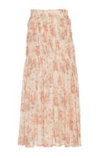 Brock Collection Sofia Floral Cotton Voile Skirt