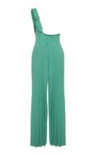Situationist Pliss One Shoulder Wool Jumpsuit