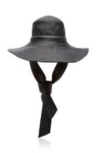 Ganni Logo-patch Leather Bucket Hat