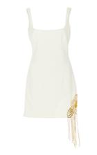 Moda Operandi Area Crystal Embellished Floral Mini Dress Size: 2