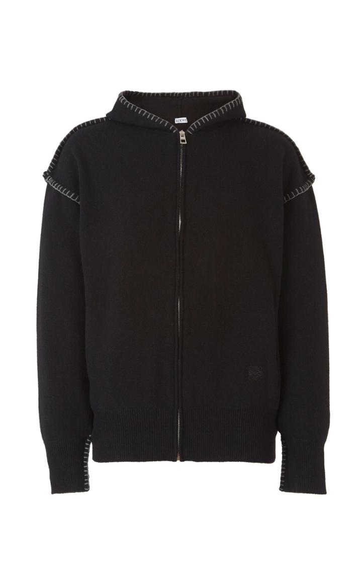 Loewe Stitch Cashmere Zip Hoodie