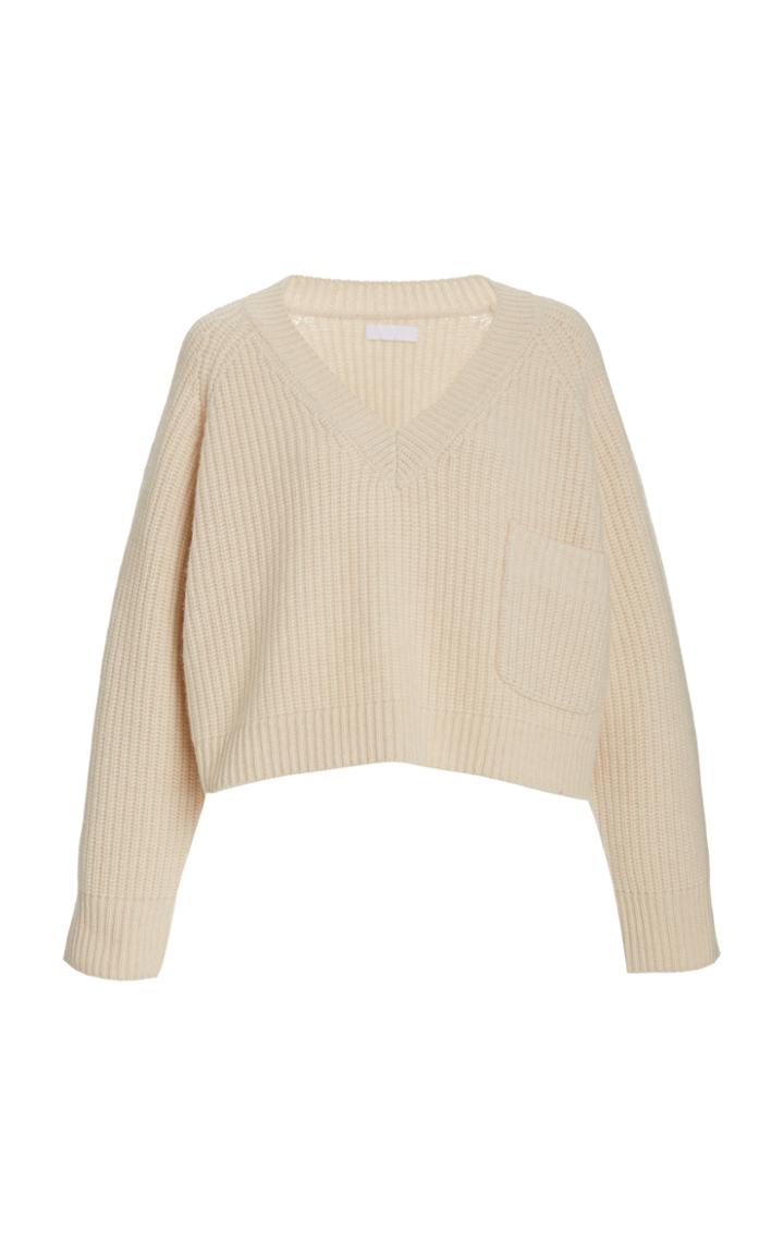 Moda Operandi Sablyn Melissa Ribbed-cashmere Cropped Sweater