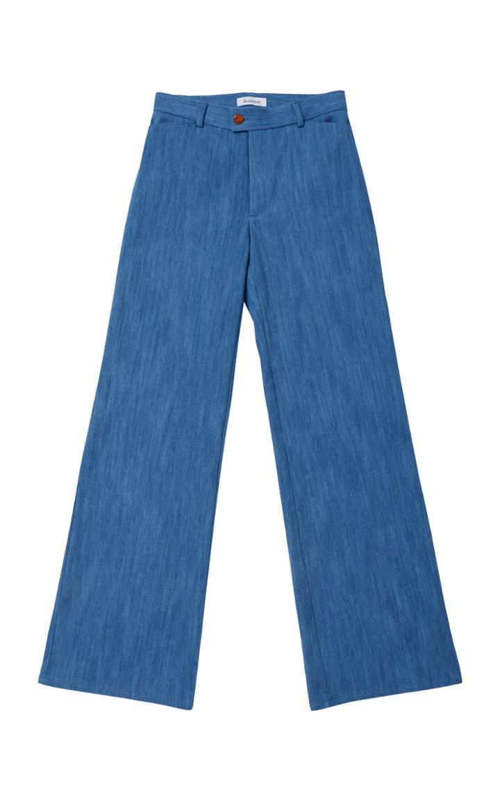 Rodebjer Peace Cotton-stretch Flared Pants