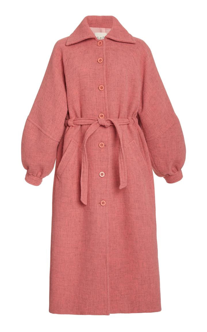 Moda Operandi Sea Rizzo Recycled Wool Coat