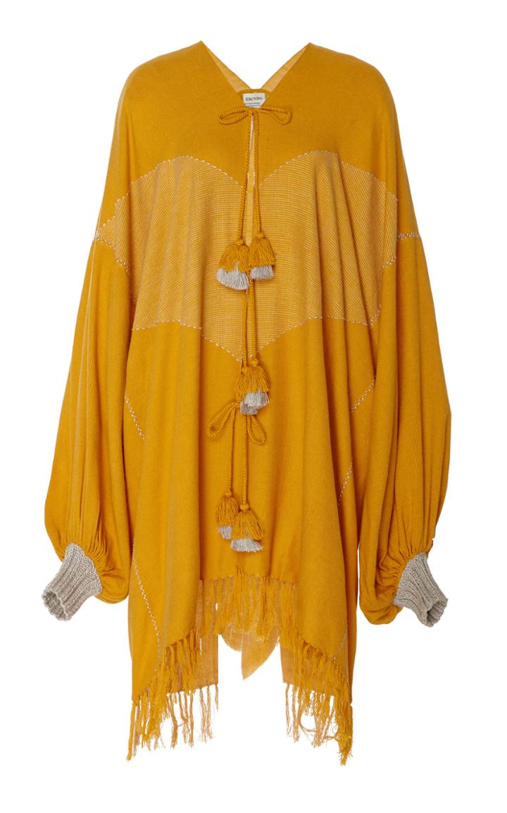Escvdo Nuna Alpaca Handwoven Oversized Cardigan