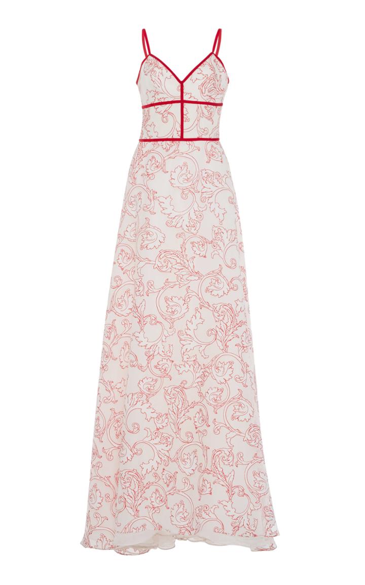 Costarellos A-line Long Dress