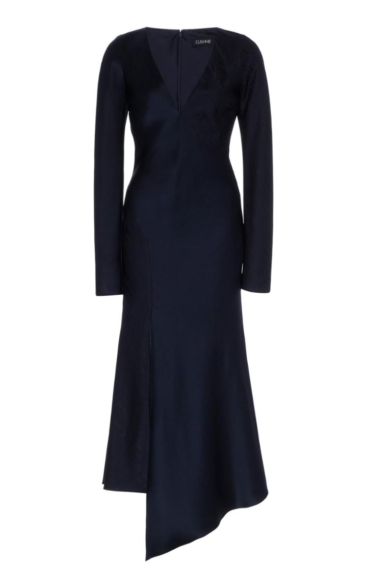 Moda Operandi Cushnie Asymmetric Satin Dress Size: 0