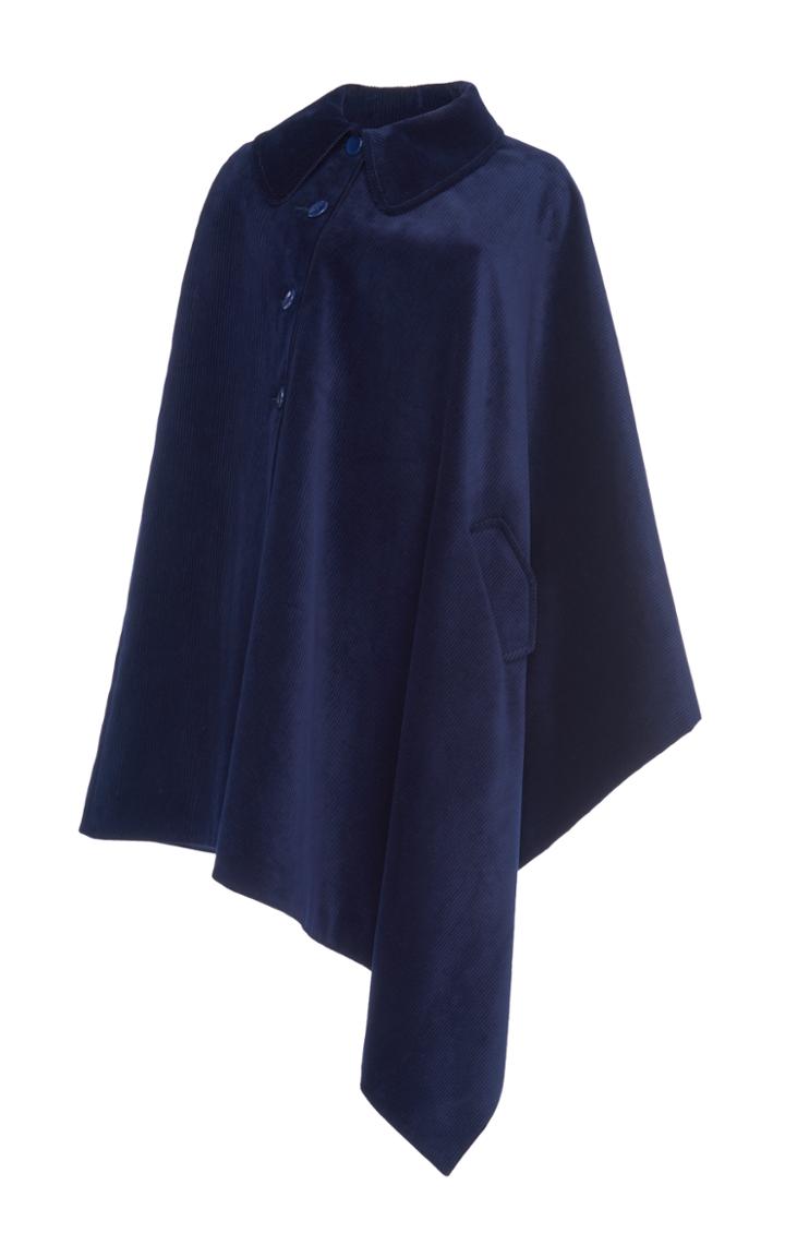 Martin Grant Corduroy Asymmetrical Cape