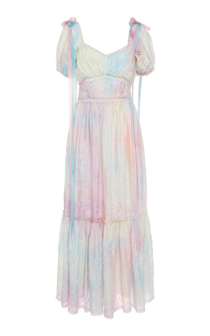 Loveshackfancy Angie Silk Dress