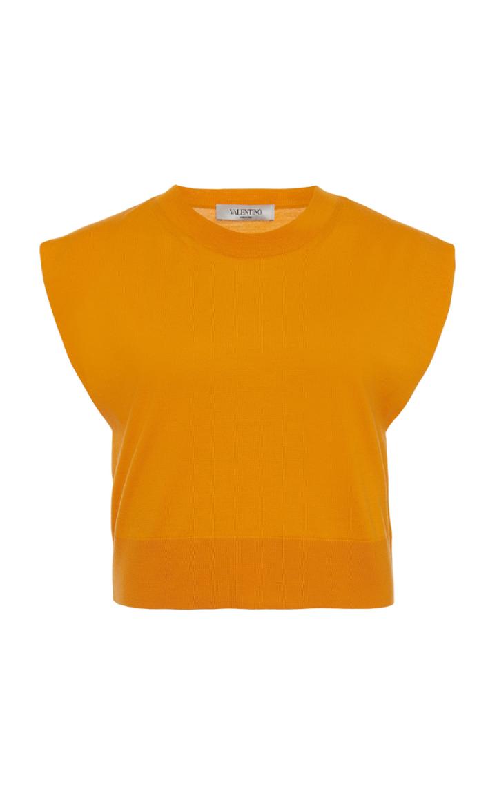 Moda Operandi Valentino Sleeveless Wool Top