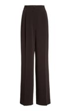 Moda Operandi The Row Filippo Pleated Cady High-rise Wide-leg Pants