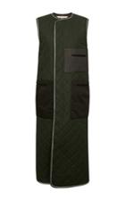 Marni Quilted Waxed Poplin Waistcoat