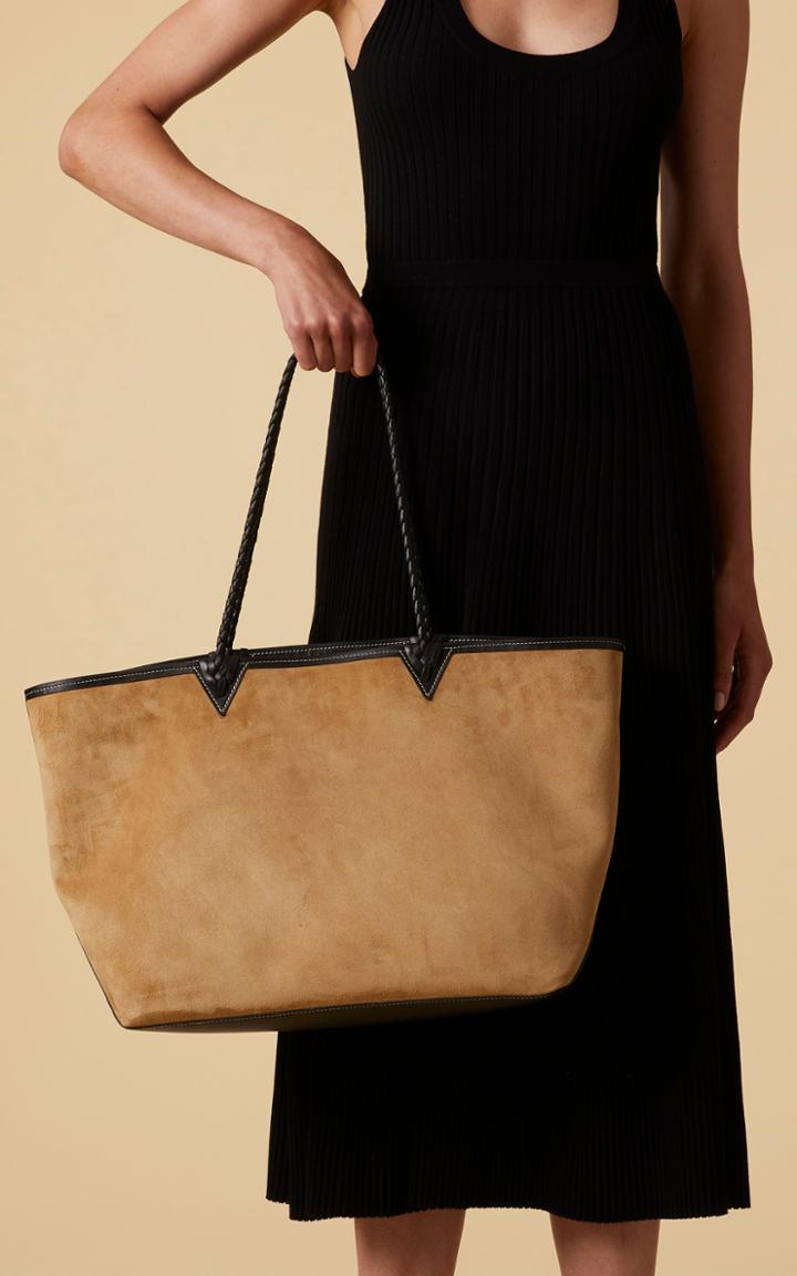 Moda Operandi Altuzarra Large Reversible Espadrille Leather Tote