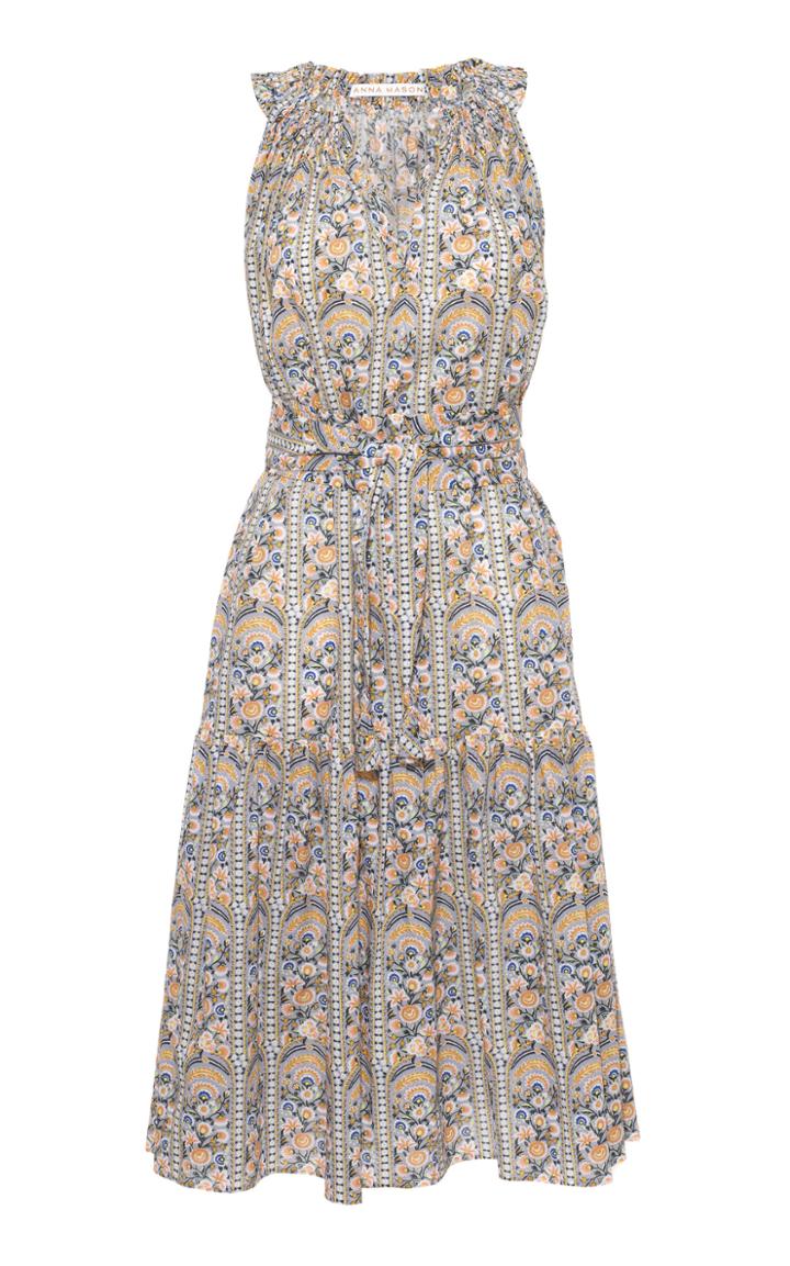 Anna Mason Babe Liberty Print Midi Dress