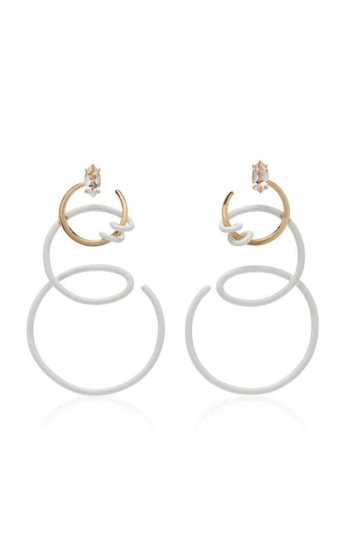 Bea Bongiasca Single Curl Vine Earrings