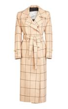 Giuliva Heritage Christie Double-breasted Check-print Merino Wool Coat